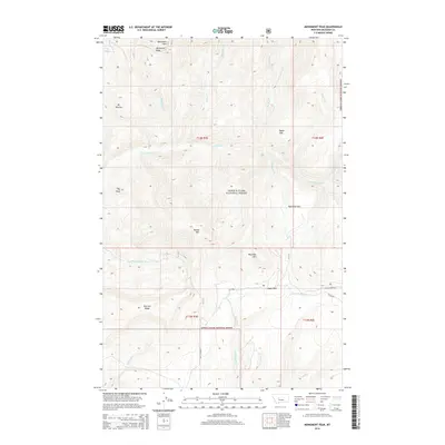 2014 Map of Monument Peak, 2014 Print