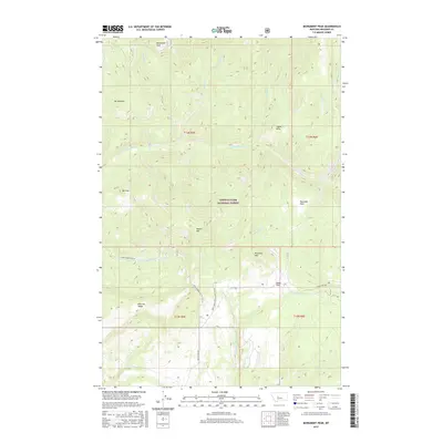 2017 Map of Monument Peak, 2017 Print
