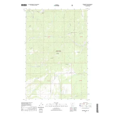 2020 Map of Monument Peak, 2020 Print