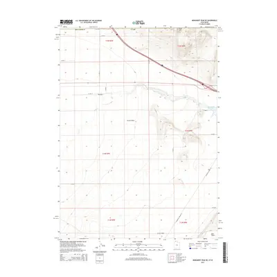 2014 Map of Monument Peak NE, 2014 Print