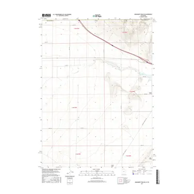 2017 Map of Monument Peak NE, 2017 Print