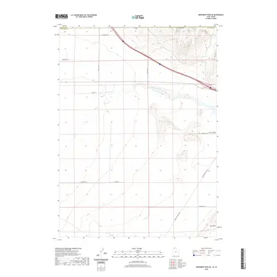 2020 Map of Monument Peak NE, 2020 Print