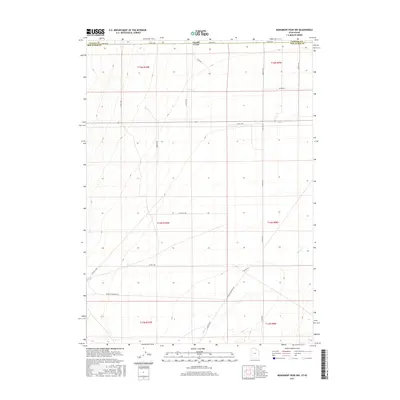 2017 Map of Monument Peak NW, 2017 Print