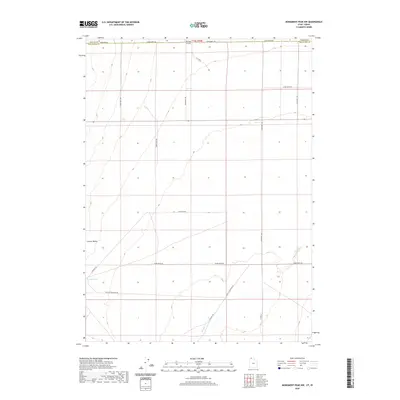 2020 Map of Monument Peak NW, 2020 Print