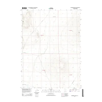 2014 Map of Monument Peak SW, 2014 Print