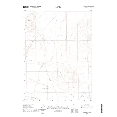 2023 Map of Monument Peak SW, 2023 Print