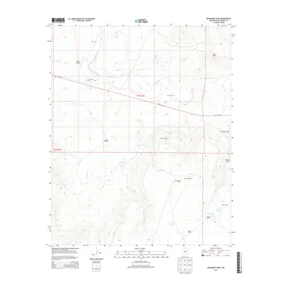 2013 Map of Monument Point, 2013 Print