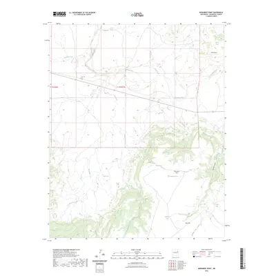 2023 Map of Monument Point, 2023 Print