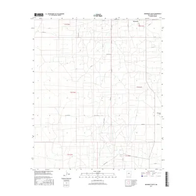 2017 Map of Monument South, 2017 Print