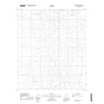 2020 Map of Monument South, 2020 Print