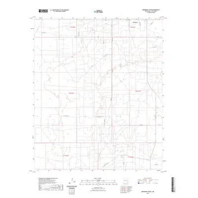 2023 Map of Monument South, 2023 Print