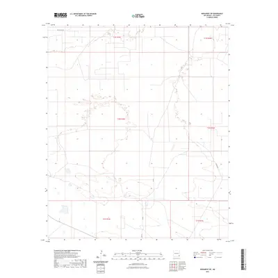 2023 Map of Monument SW, 2023 Print