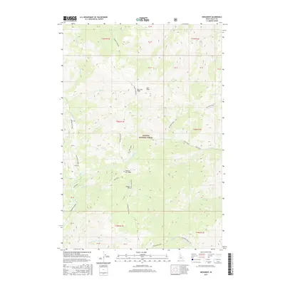 2017 Map of Monument, 2017 Print