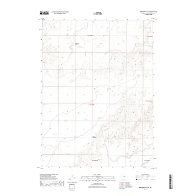 2017 Map of Monument Valley, 2017 Print