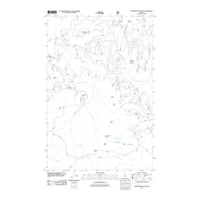 2011 Map of Monumental Buttes, 2011 Print