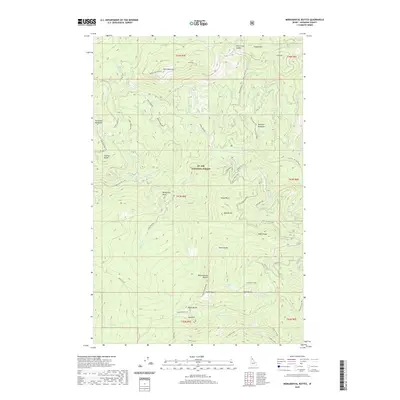 2020 Map of Monumental Buttes, 2020 Print