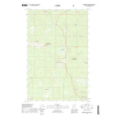 2020 Map of Monumental Mountain, 2020 Print