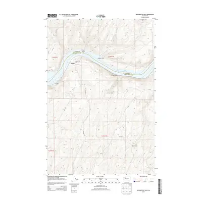 2013 Map of Monumental Rock, 2013 Print