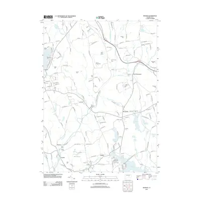 2012 Map of Moodus, 2012 Print