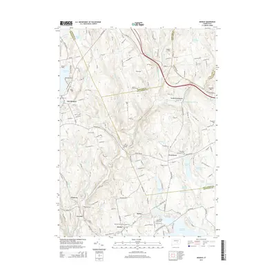 2015 Map of Moodus, 2015 Print