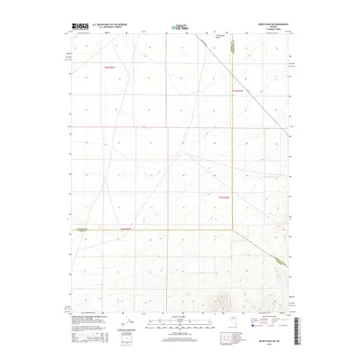 2014 Map of Moody Peak NW, 2014 Print