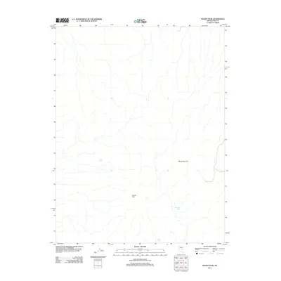 2012 Map of Moody Peak, 2012 Print