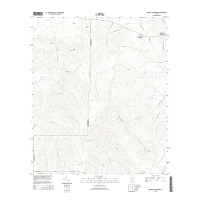 2014 Map of Moodys Crossroads, 2014 Print
