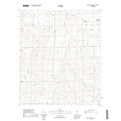 2020 Map of Moodys Crossroads, 2020 Print