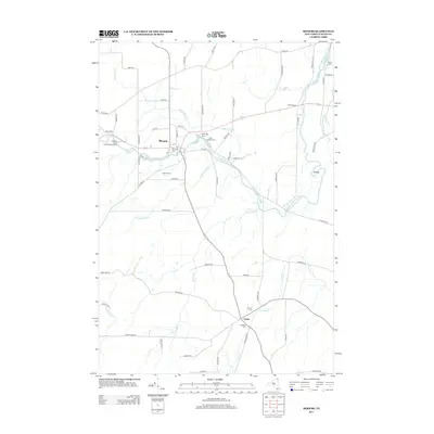 2013 Map of Mooers, 2013 Print