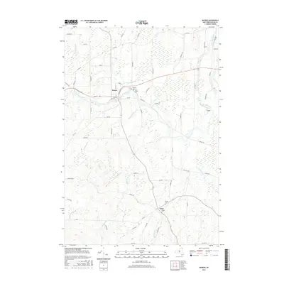 2016 Map of Mooers, 2016 Print