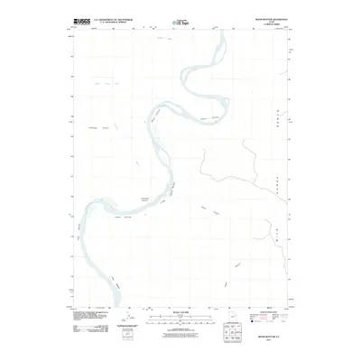 2011 Map of Moon Bottom, 2011 Print