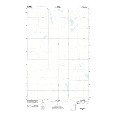 2011 Map of Moon Lake, 2011 Print