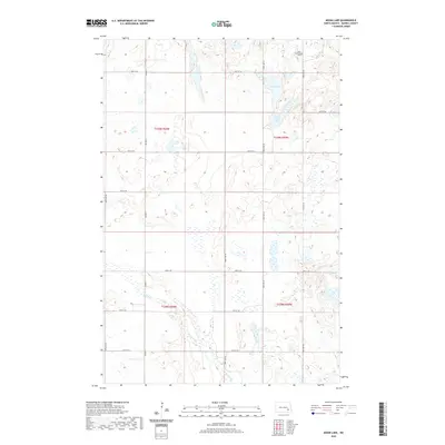 2020 Map of Moon Lake, 2020 Print