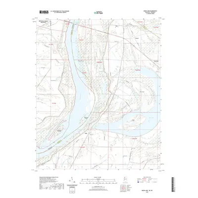2020 Map of Moon Lake, 2020 Print