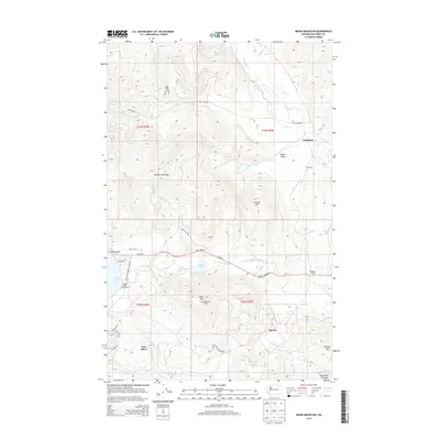 2014 Map of Moon Mountain, 2014 Print