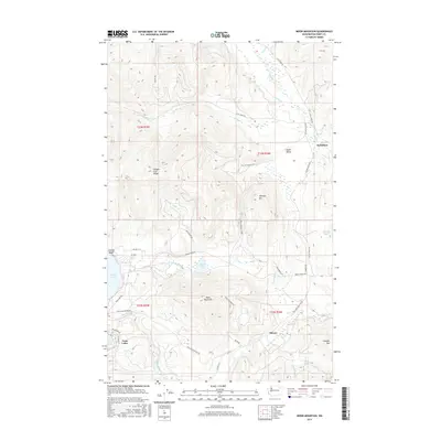 2017 Map of Moon Mountain, 2017 Print
