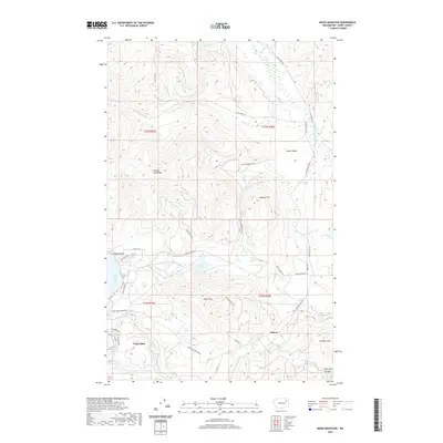 2020 Map of Moon Mountain, 2020 Print