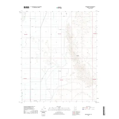 2018 Map of Moon Mountain, 2018 Print