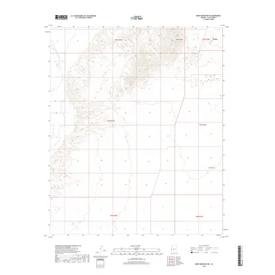 2018 Map of Moon Mountain NE, 2018 Print