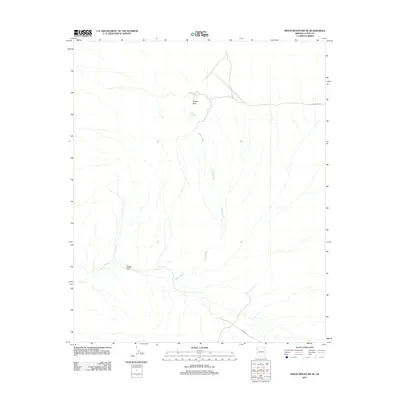 2011 Map of Moon Mountain SE, 2011 Print