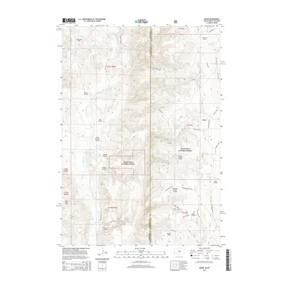 2015 Map of Moon, 2015 Print