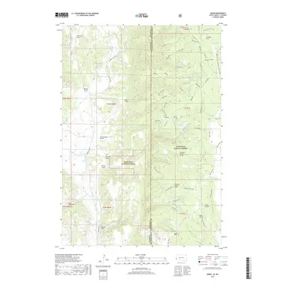 2017 Map of Moon, 2017 Print
