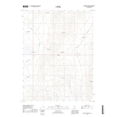 2018 Map of Mooney Basin Summit, 2018 Print