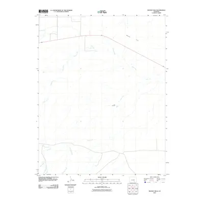 2010 Map of Mooney Hills, 2010 Print