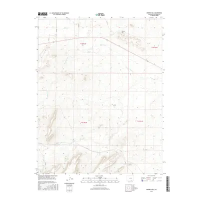 2016 Map of Mooney Hills, 2016 Print