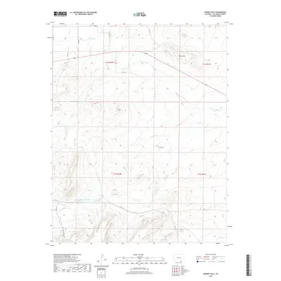 2019 Map of Mooney Hills, 2019 Print
