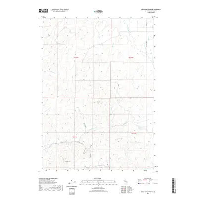2020 Map of Moonlight Mountain, 2020 Print