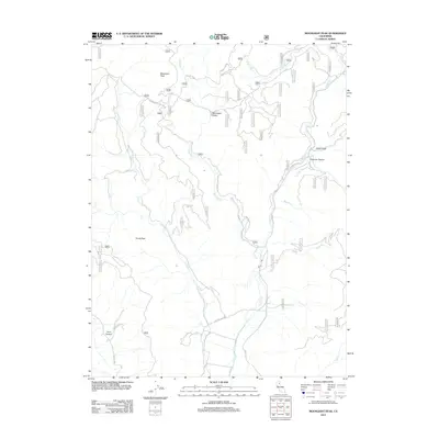 2012 Map of Moonlight Peak, 2012 Print