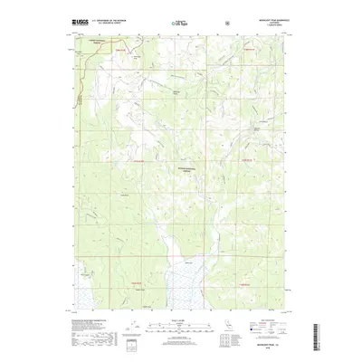 2018 Map of Moonlight Peak, 2018 Print