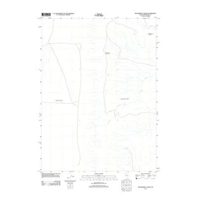 2011 Map of Moonshine Canyon, 2011 Print